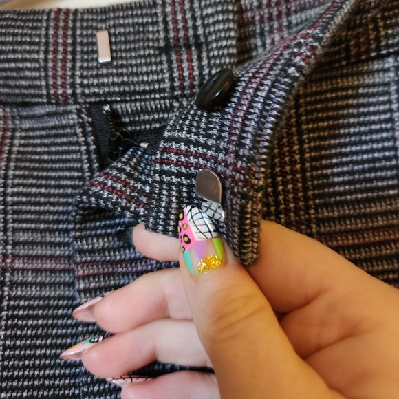 ModCloth Cropped Plaid Trousers Sz 20W NWT - Picture 8 of 10